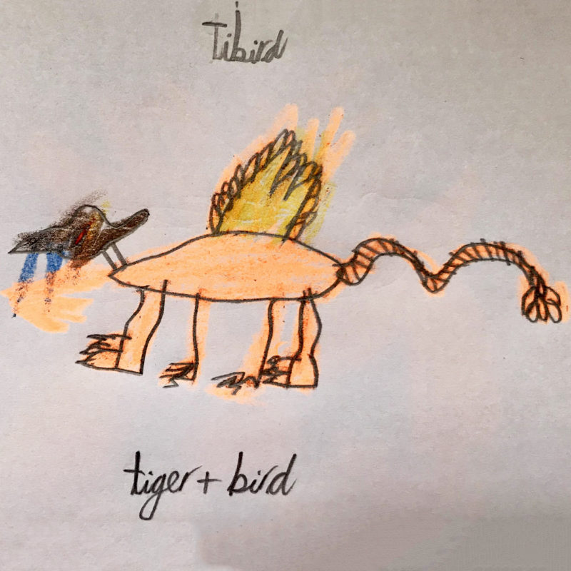 Tibird by Alexandru, Age 7.