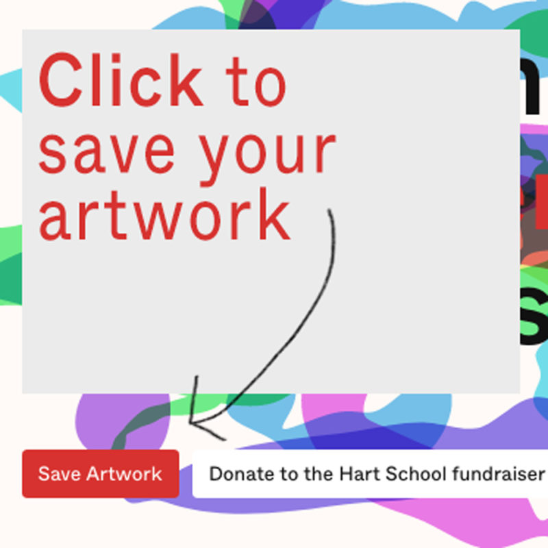 Click the Save Artwork button to save your image.