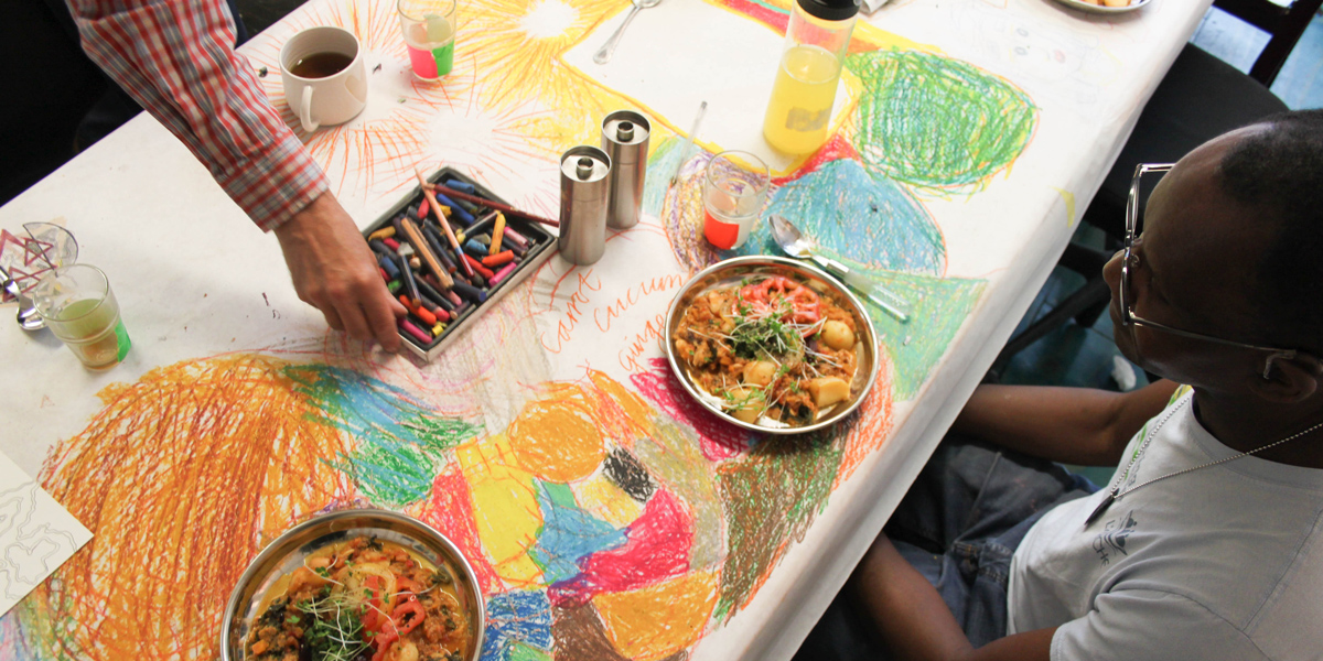 Delicious and nutritious lunches served by Alfy, our in house chef