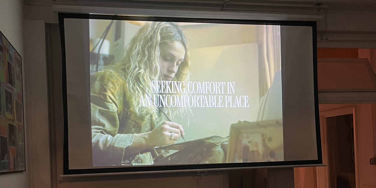 "Seeking Comfort In An Uncomfortable Space". Doyenne film premiere.
