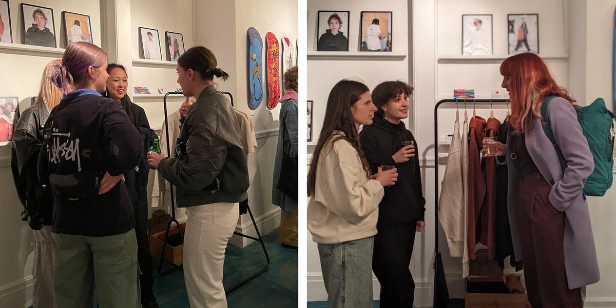 Doyenne opening night at Hart Club gallery