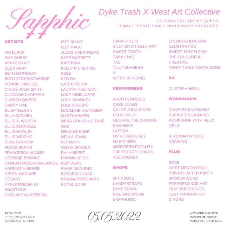 Dyke Trash Sapphic Exhibition